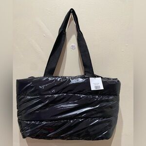 Black Puffer Bag